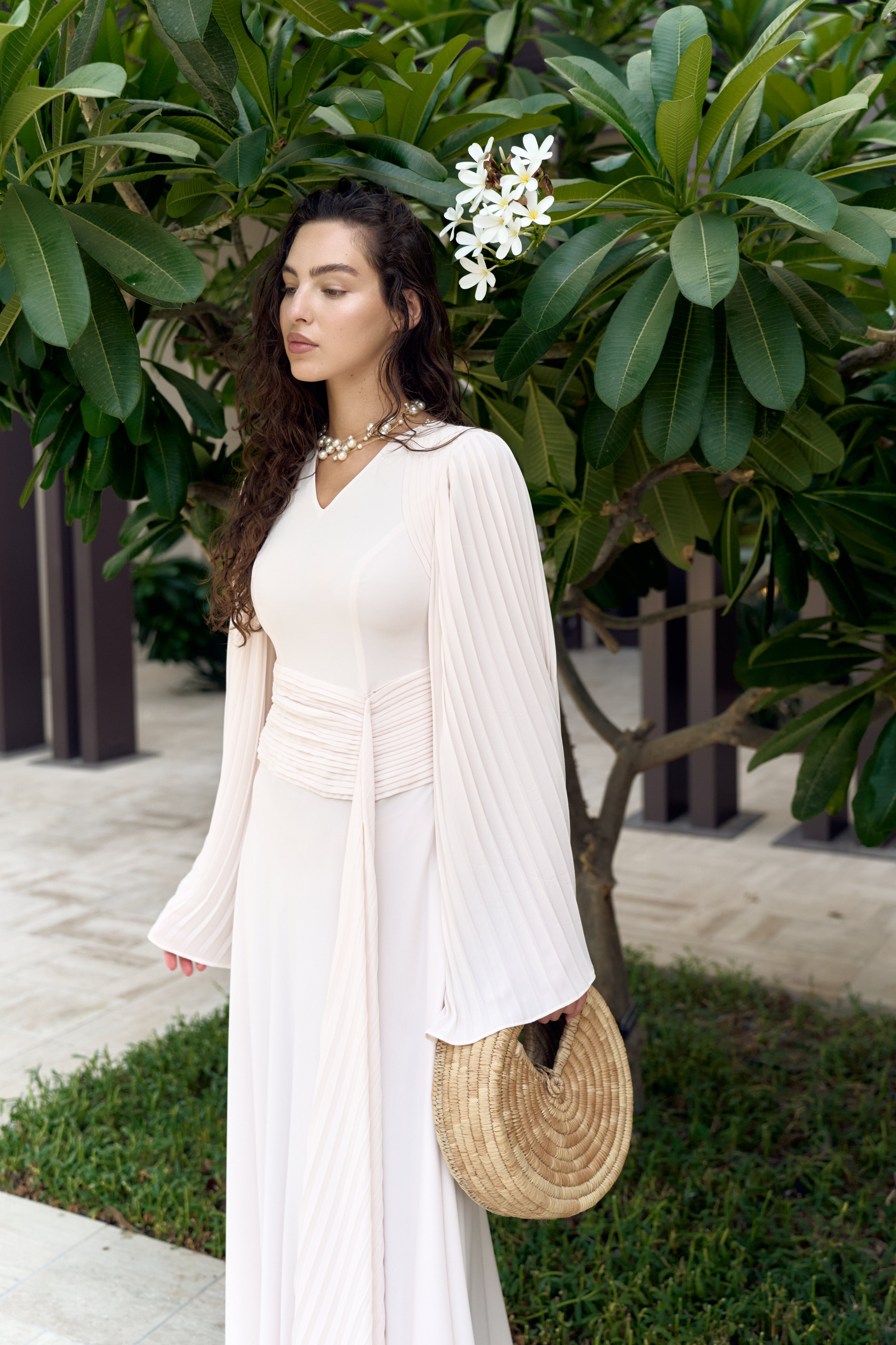 Solís Pleated Maxi